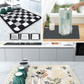 Tapis de cuisine antidérapant ultra-absorbant pour évier