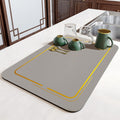 Tapis de cuisine antidérapant ultra-absorbant pour évier