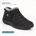 Botte Femme Déperlante avec Doublure en Peluche - Confortable et Chaude pour l'Hiver