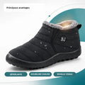 Botte Femme Déperlante avec Doublure en Peluche - Confortable et Chaude pour l'Hiver