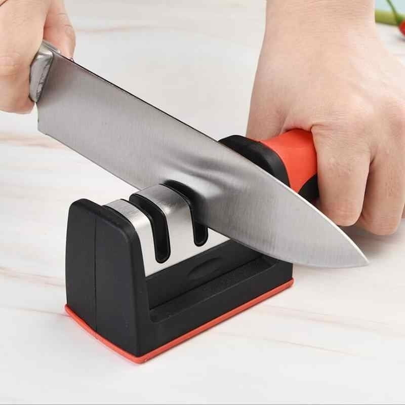 Aiguiseur de Couteaux 3 en 1 Professionnel en Acier