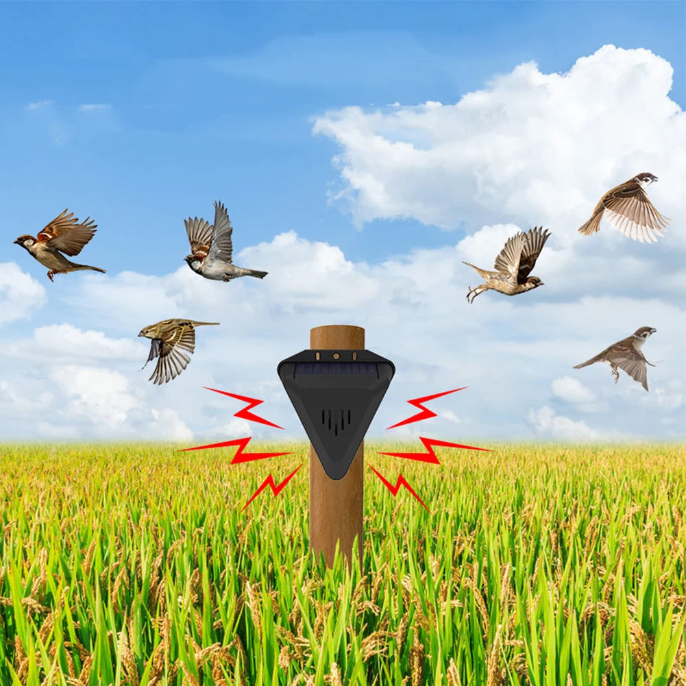 Alarme Solaire Répulsif à Oiseaux Étanche - SolarSafe
