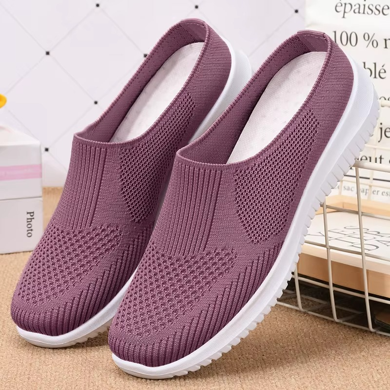 Baskets anatomiques femme en maille respirante