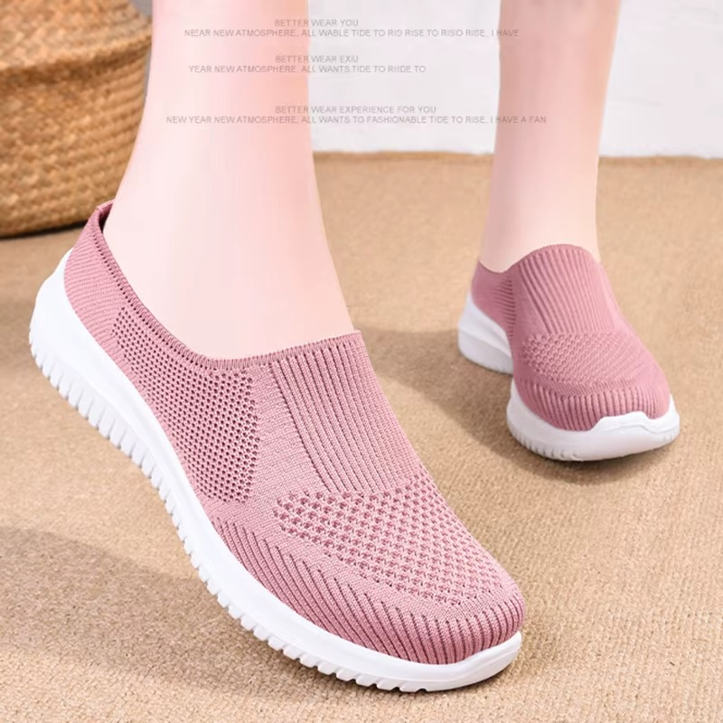 Baskets anatomiques femme en maille respirante