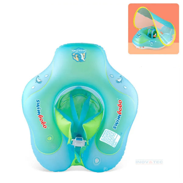 Bouée Gonflable pour Enfant avec Protection Solaire Amovible - BabySun