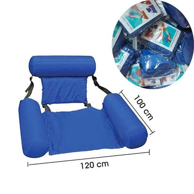 Bouée de Piscine Fauteuil Flottant Gonflable - FloatEase