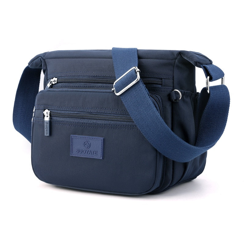 Sac Compact en Nylon Résistant à l'Eau et Fermeture Zippée