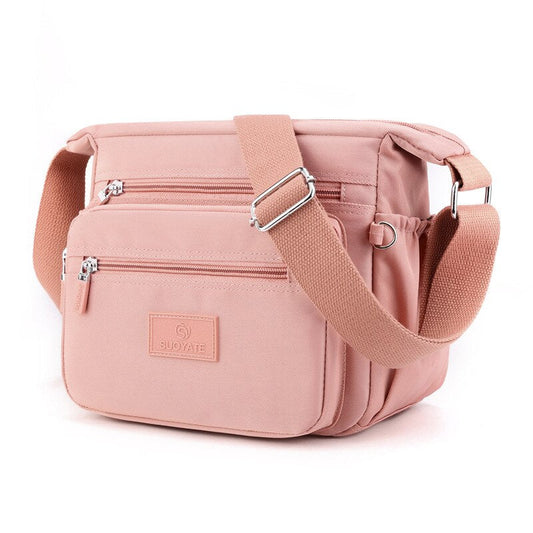 Sac Compact en Nylon Résistant à l'Eau et Fermeture Zippée