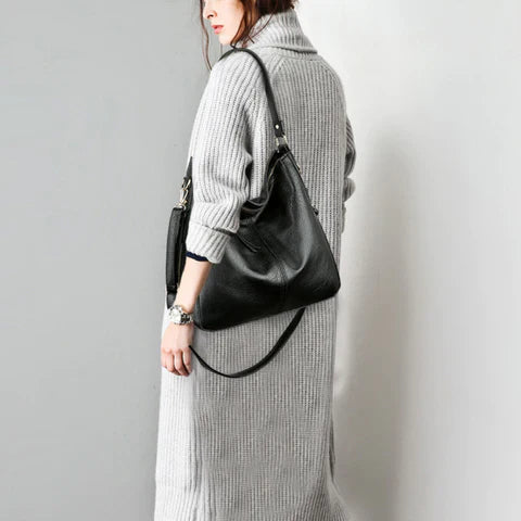 Sac Femme en Cuir Imperméable Polyvalent - AquaLeather