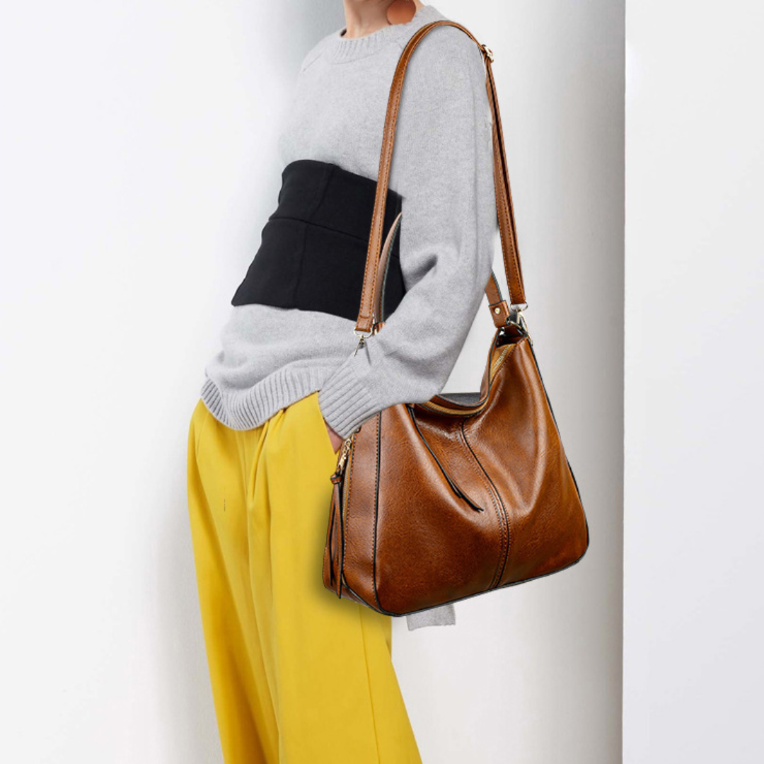 Sac Femme en Cuir Imperméable Polyvalent - AquaLeather