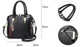 Sac à Main en Cuir pour Femme au Motif Crocodile