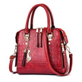 Sac à Main en Cuir pour Femme au Motif Crocodile