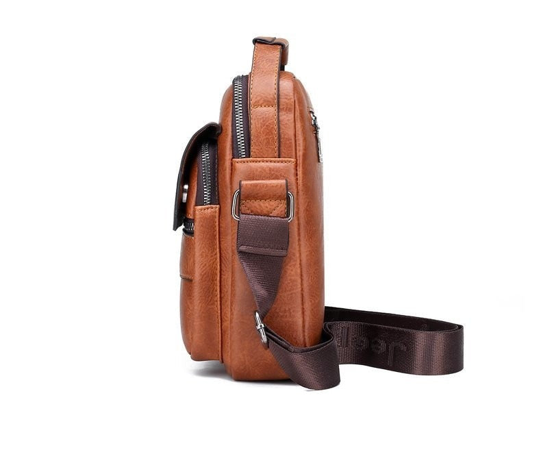 Sac Homme Jеер en Cuir + Portefeuille en Cuir Offert