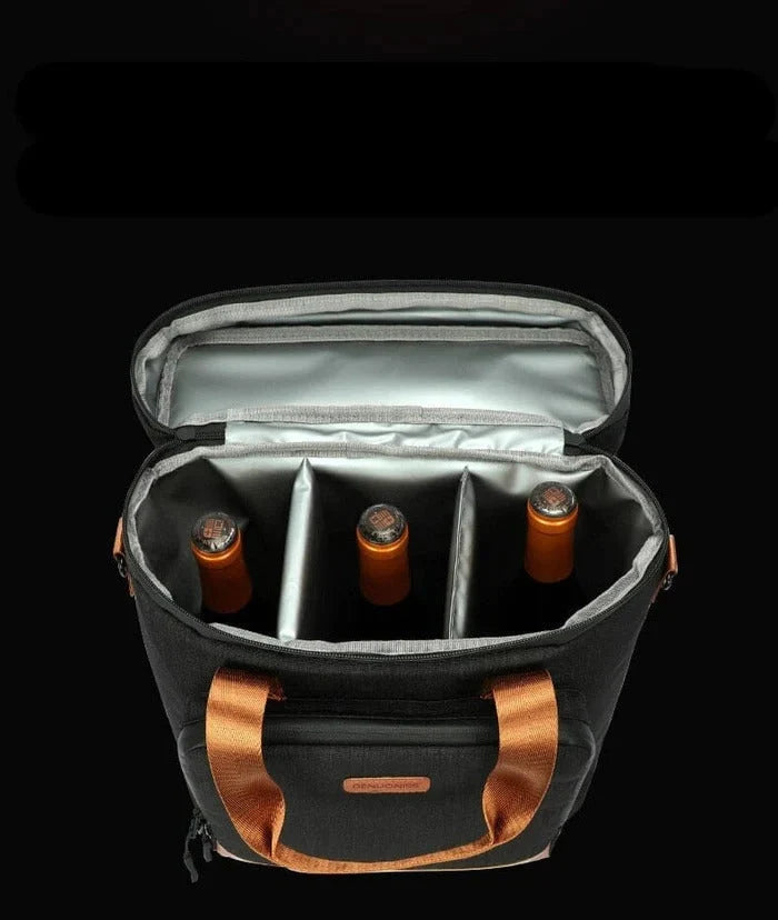 Sac Thermique Porte-Bouteilles et Verres à Vin - WineCarry