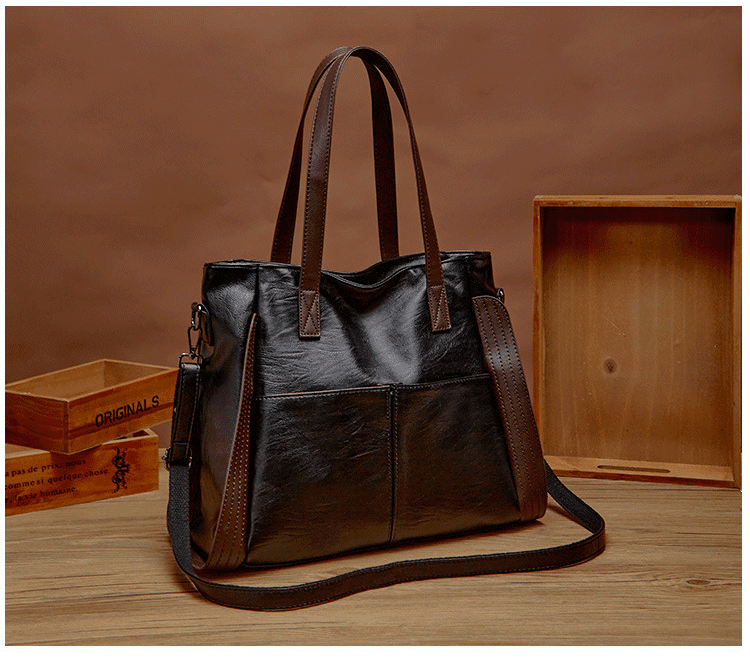 Sac Tote Femme en Cuir Polyvalent - ChicCarry