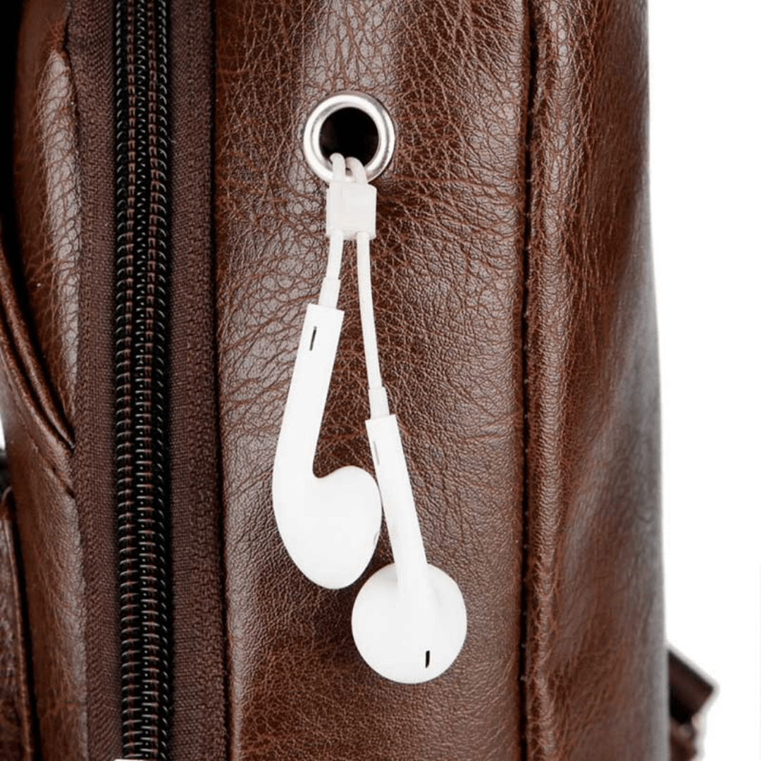 Sacoche Bandoulière en Cuir Unisexe