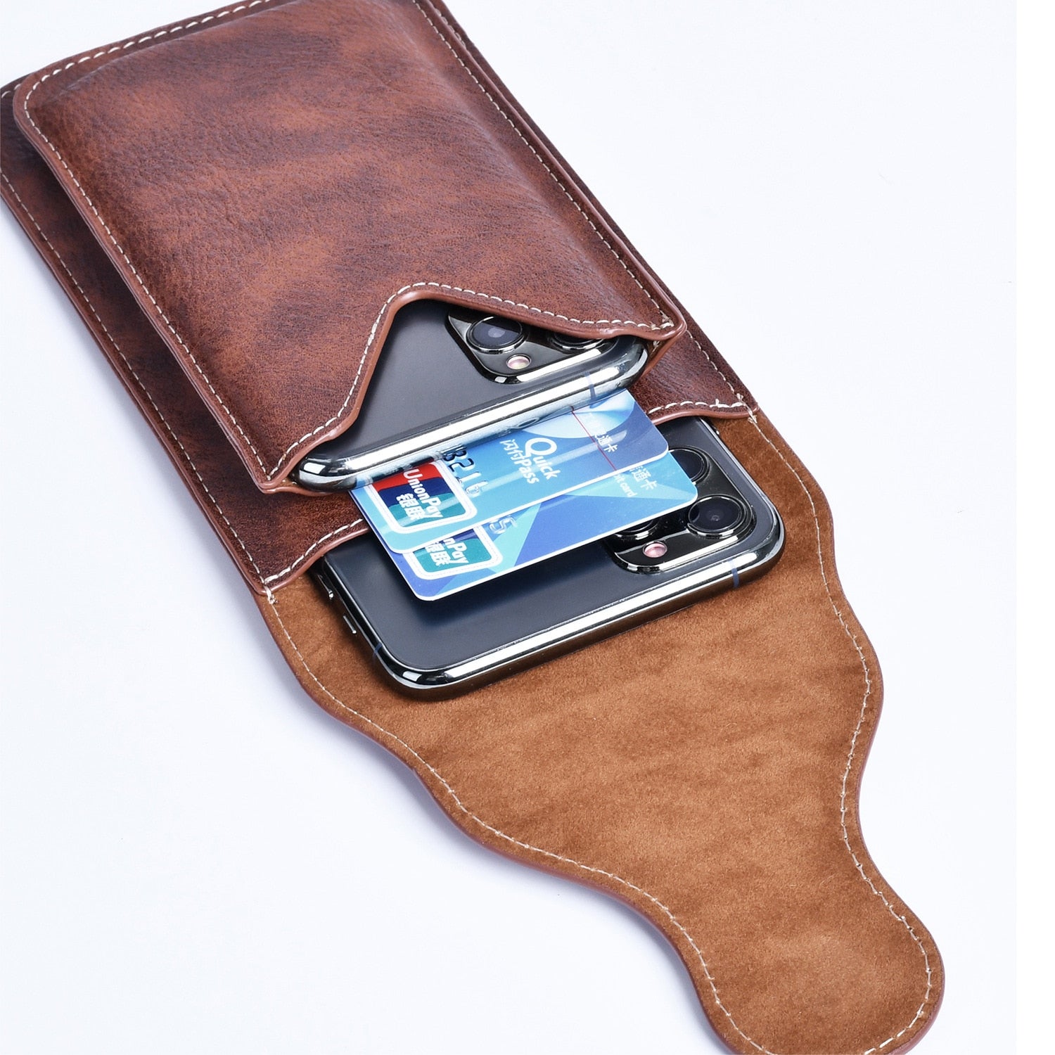 Sacoche en Cuir pour Téléphone