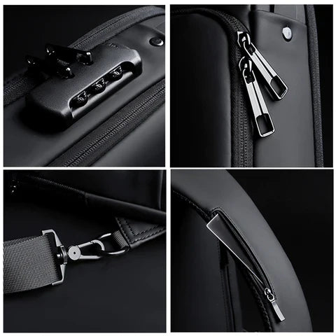 Sac Bandoulière Antivol avec Chargement USB
