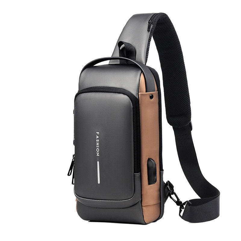Sac Bandoulière Antivol avec Chargement USB