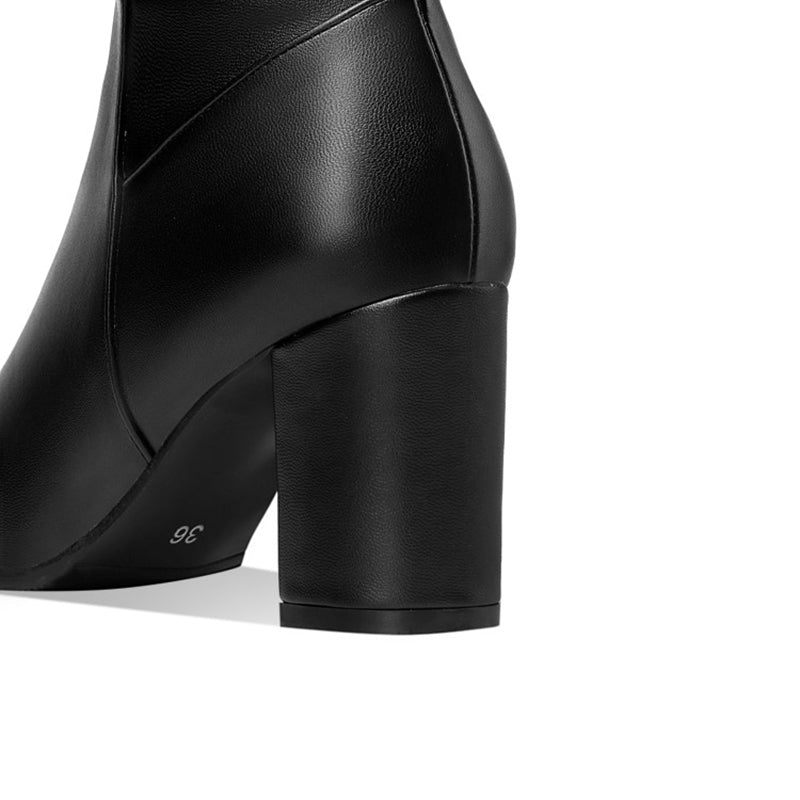 Botte Femme Tige Haute en Cuir Écologique - Lady Conforty
