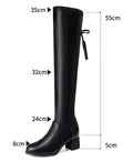 Botte Femme Tige Haute en Cuir Écologique - Lady Conforty