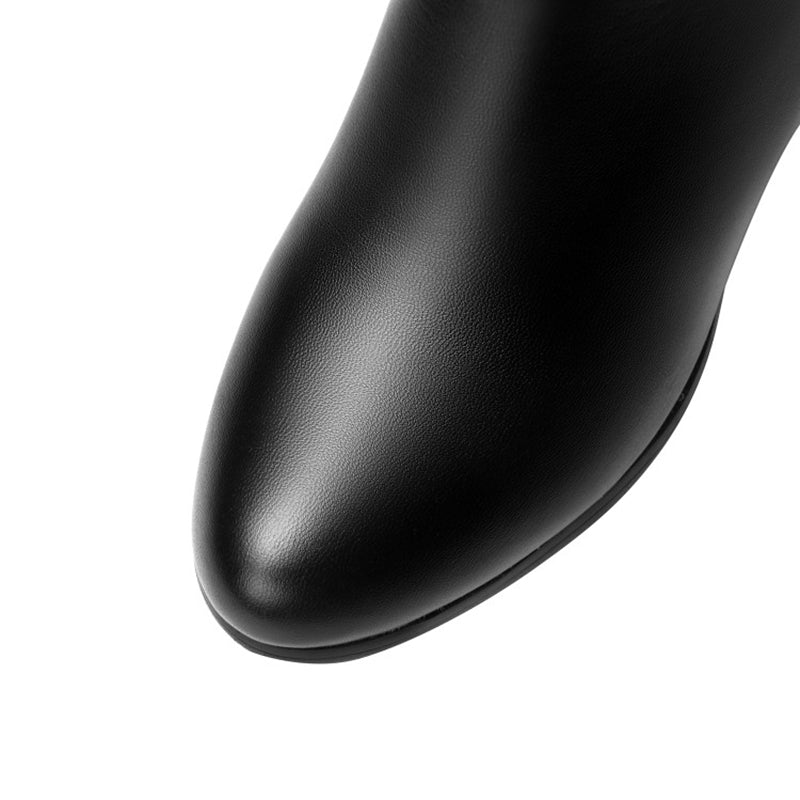 Botte Femme Tige Haute en Cuir Écologique - Lady Conforty