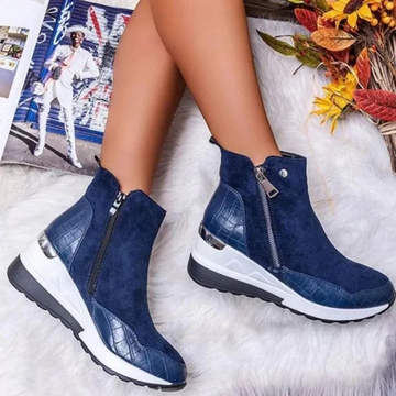 Bottine Femme en Daim Tige Courte - CozyChic