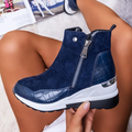 Bottine Femme en Daim Tige Courte - CozyChic
