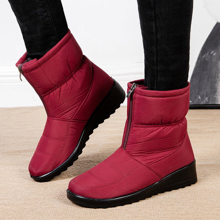 Botte Femme d'Hiver Velours Imperméable - CozyWarm