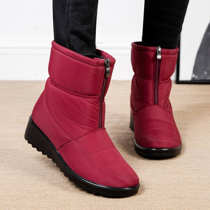 Botte Femme d'Hiver Velours Imperméable - CozyWarm