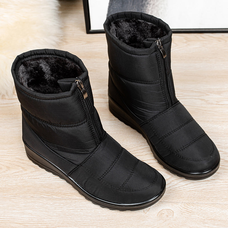 Botte Femme d'Hiver Velours Imperméable - CozyWarm