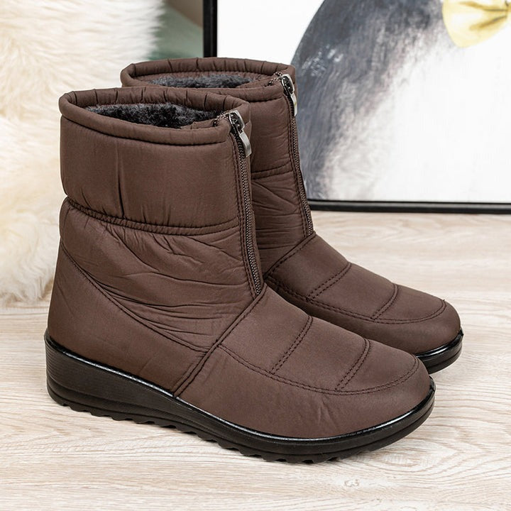 Botte Femme d'Hiver Velours Imperméable - CozyWarm
