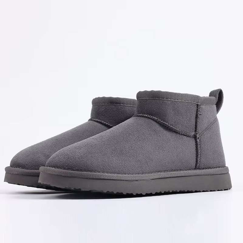 Bottes Classiques Femme d’Hiver avec Intérieur Doublé en Peluche