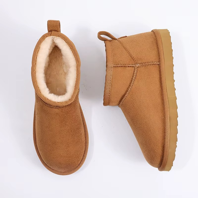 Bottes Classiques Femme d’Hiver avec Intérieur Doublé en Peluche