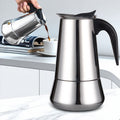 Cafetière Moka Classique en Acier Inoxydable