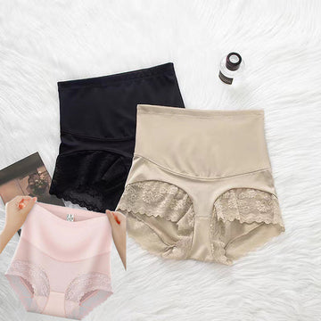 Culotte Soie Taille Haute à Effet Sculptant - Achetez-en 1, recevez-en 3