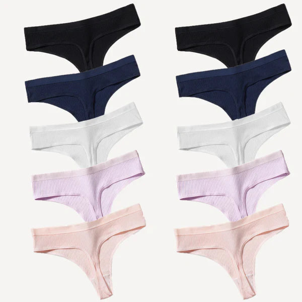 Strings en Coton Sans Coutures - Achetez-en 5, recevez-en 10