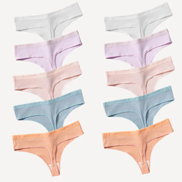 Strings en Coton Sans Coutures - Achetez-en 5, recevez-en 10