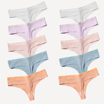 Strings en Coton Sans Coutures - Achetez-en 5, recevez-en 10