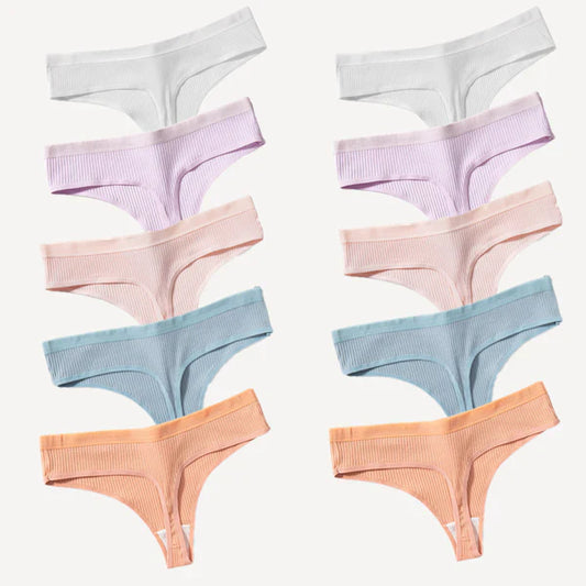 Strings en Coton Sans Coutures - Achetez-en 5, recevez-en 10