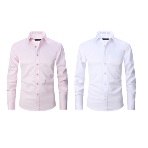 Chemise Habillée Milano Anti-Froissement - Achetez-en 1 et recevez-en 2