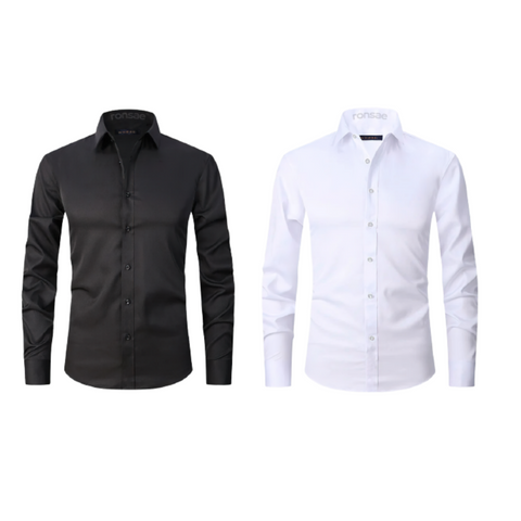 Chemise Habillée Milano Anti-Froissement - Achetez-en 1 et recevez-en 2