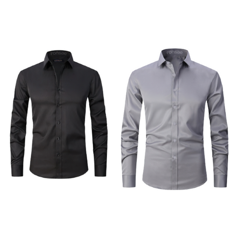 Chemise Habillée Milano Anti-Froissement - Achetez-en 1 et recevez-en 2