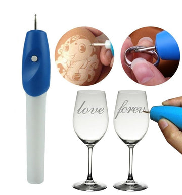 Stylo Magique Électrique de Gravure sur Verre, Métal, Plastique et Bois