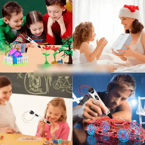 Stylo d'Impression 3D - Kit Complet avec Filaments