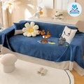 Housse de Protection de Canapé Anti-Pipi pour Chiens et Chats en Chenille