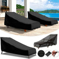 Housse de Protection pour Chaise Longue Étanche pour Usage Extérieur