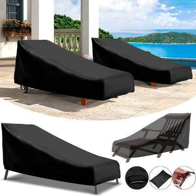 Housse de Protection pour Chaise Longue Étanche pour Usage Extérieur