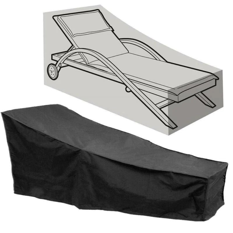 Housse de Protection pour Chaise Longue Étanche pour Usage Extérieur