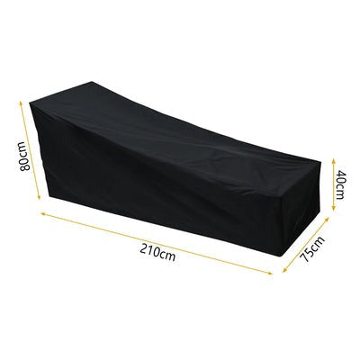 Housse de Protection pour Chaise Longue Étanche pour Usage Extérieur